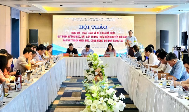 Tiếp tục hoàn thiện kết quả rà soát văn bản trong chuyển đổi xanh,  phát triển khoa học - công nghệ và đổi mới sáng tạo